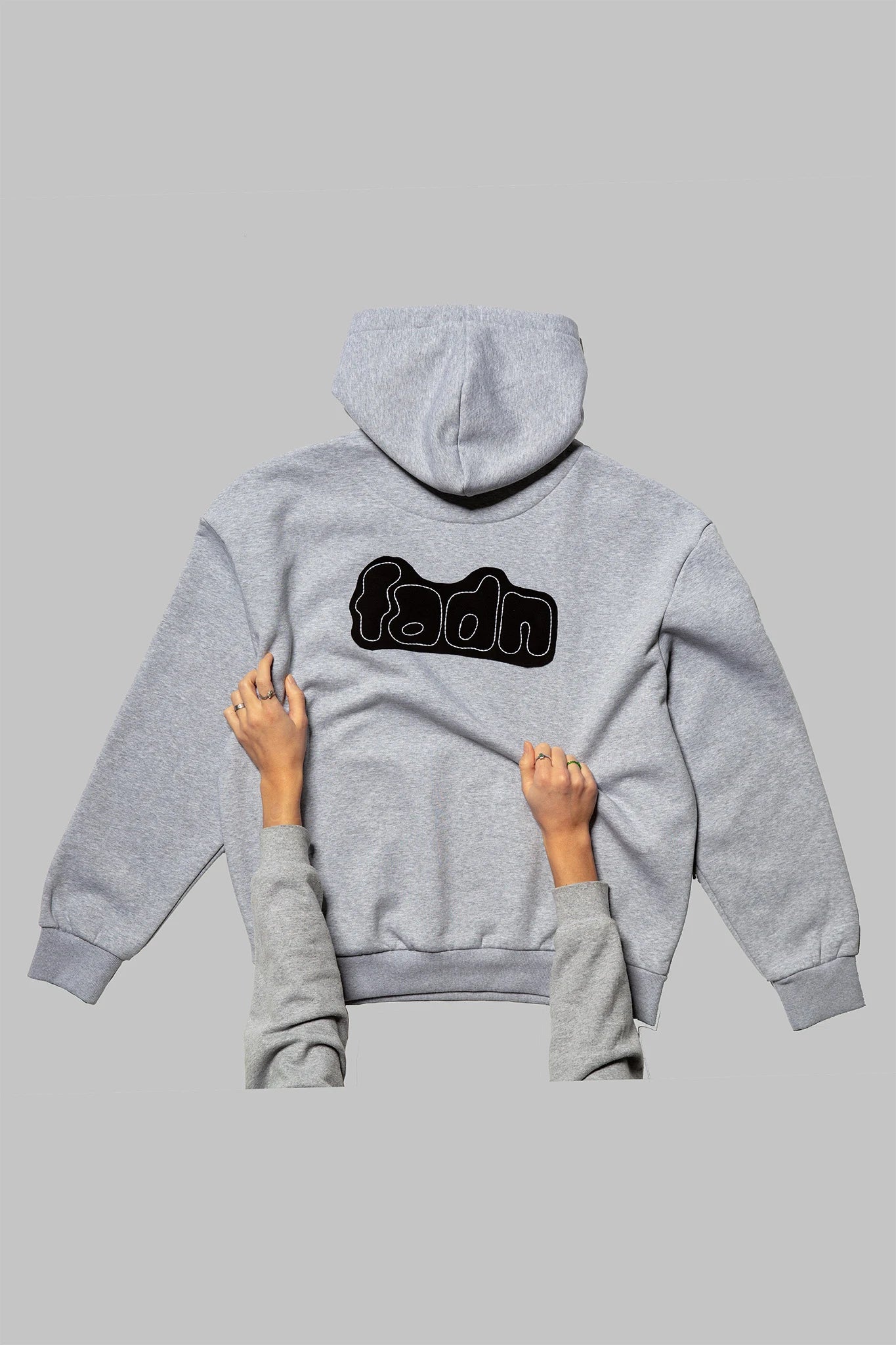 patched hoodie