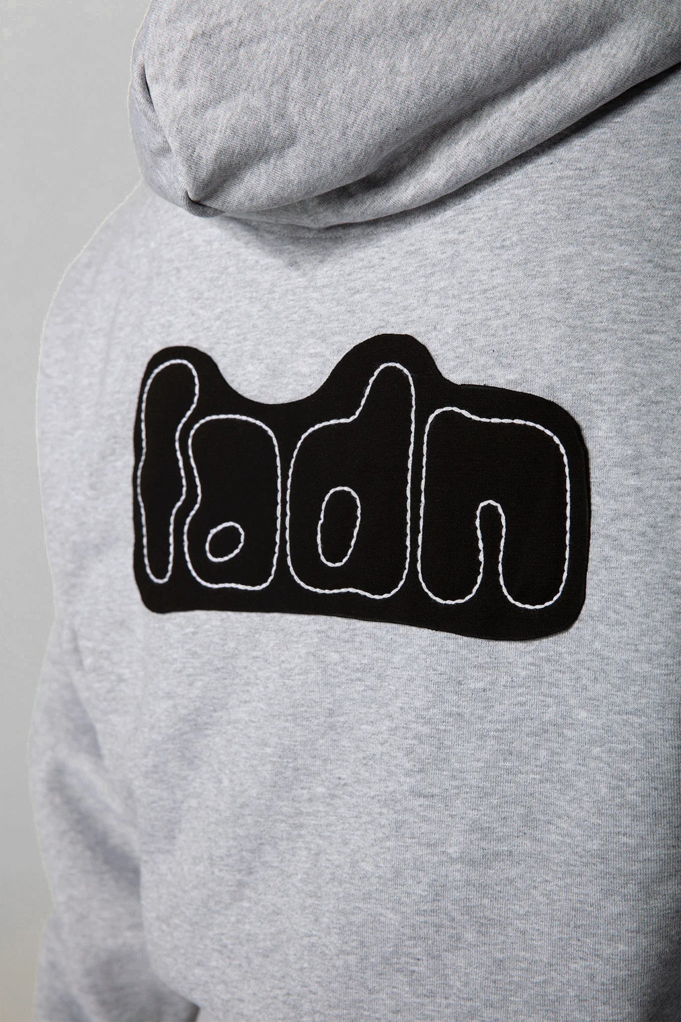 patched hoodie