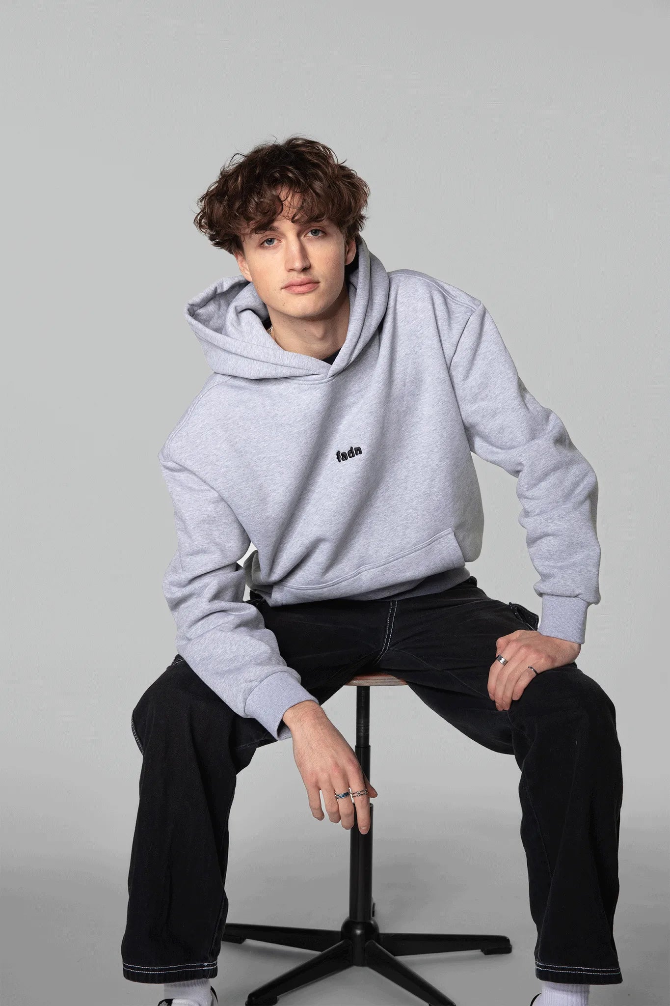 patched hoodie